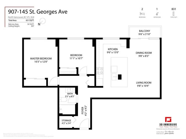 78307 at 907 - 145 St. Georges Avenue, North Vancouver