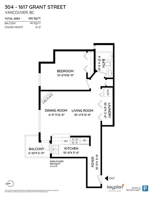 304 - 1617 Grant Street, Grandview Woodland, Vancouver East - 2fc3e3dc06584ee11250e2aa0bc4fd036da1dcff