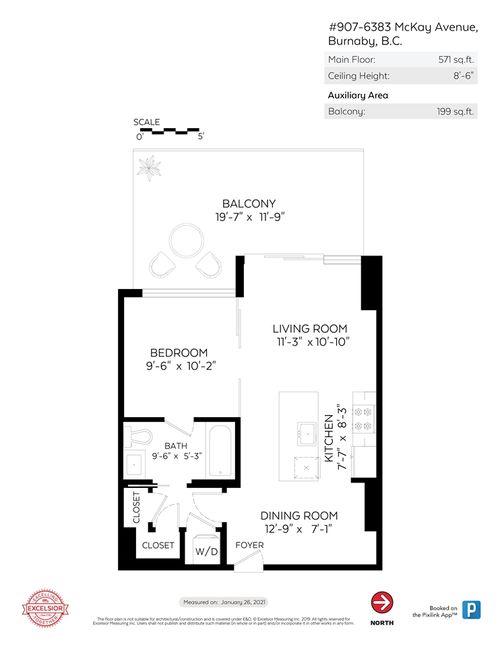 907 - 6383 Mckay Avenue, Metrotown, Burnaby South - a8ae558357182ceddf9df1b43bb565b66b844f64