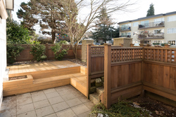 Patio at 104 - 1989 West 1st Avenue, Kitsilano, Vancouver West
