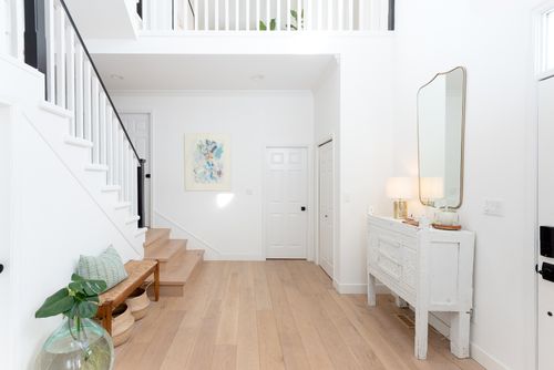 Grand foyer entrance at 383 67a Street, Boundary Beach, Tsawwassen