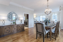 Large Dining room - perfect for entertaining guests at 708 - 4685 Valley Drive, Quilchena, Vancouver West
