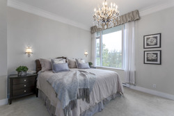 Large Master Bedroom with sitting area, 5 piece ensuite, large walk-in closet at 708 - 4685 Valley Drive, Quilchena, Vancouver West