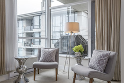 Sitting or reading area in Master Bedroom - sunny and quiet at 708 - 4685 Valley Drive, Quilchena, Vancouver West