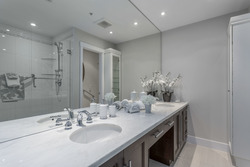 5 piece master ensuite bathroom at 708 - 4685 Valley Drive, Quilchena, Vancouver West