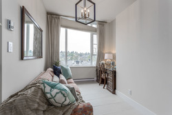 Bright Office or den with large windows and easy access to other rooms at 708 - 4685 Valley Drive, Quilchena, Vancouver West