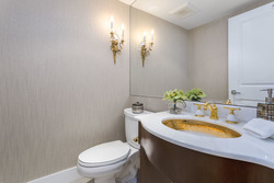 Guest Powder Room off the front foyer at 708 - 4685 Valley Drive, Quilchena, Vancouver West