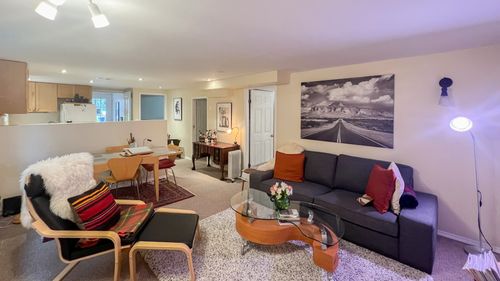 bsmt suite - view from living room at 240 East 37th Avenue, Main, Vancouver East