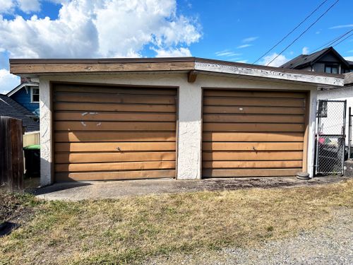 garage-lane-view at 312 East 37th Avenue, Main, Vancouver East
