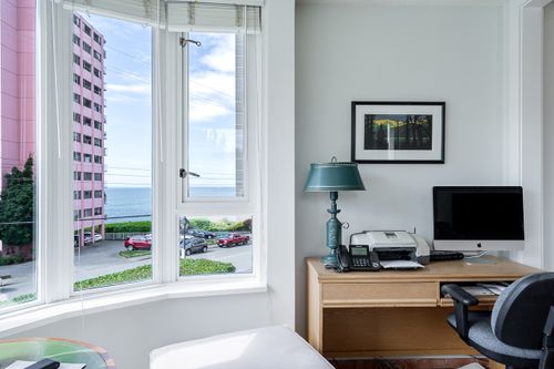 Watch cruise ships go by at 301 - 2203 Bellevue Avenue, Dundarave, West Vancouver