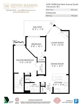 3038-e-south-marine-vancouver-east-19 at 214 - 3038 Kent Avenue South, South Marine, Vancouver East