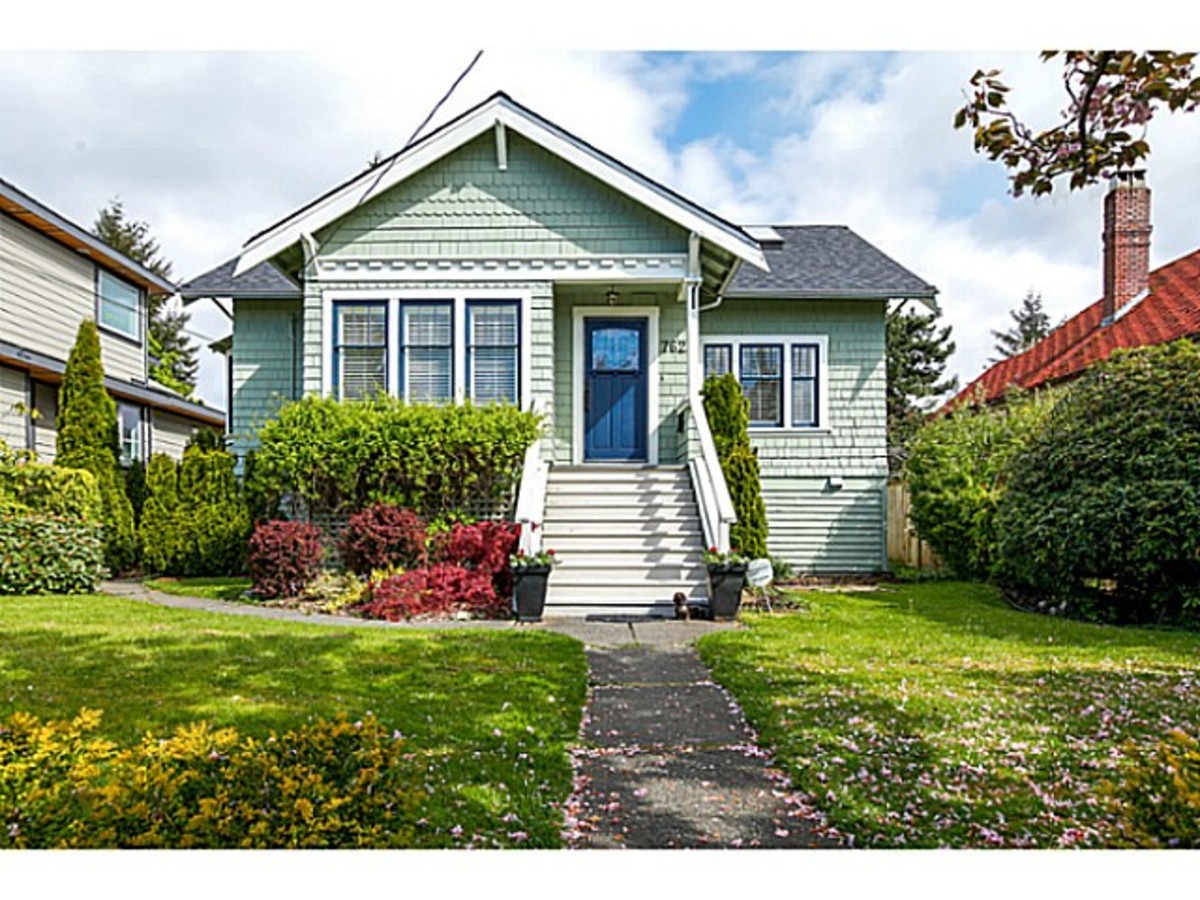 762 E 8th St Front View at 762 E 8th Street, Boulevard, North Vancouver