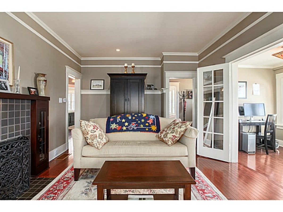 762 E 8th St Living Room at 762 E 8th Street, Boulevard, North Vancouver