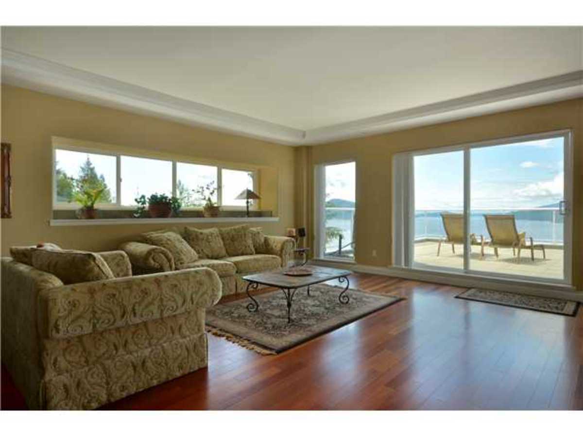 290 Kelvin Grove Living Room at 290 Kelvin Grove Way, Lions Bay, West Vancouver