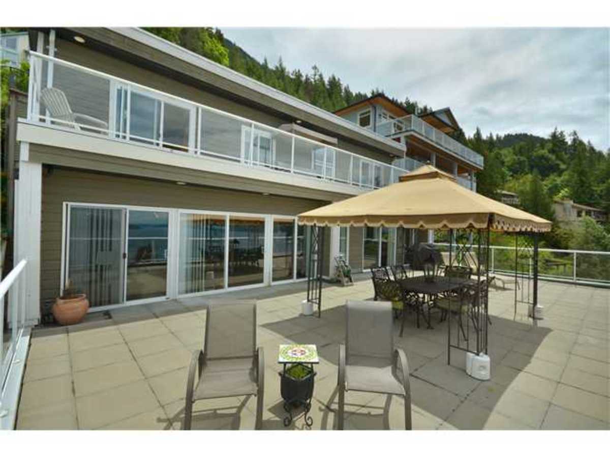 290 Kelvin Grove Rear View at 290 Kelvin Grove Way, Lions Bay, West Vancouver