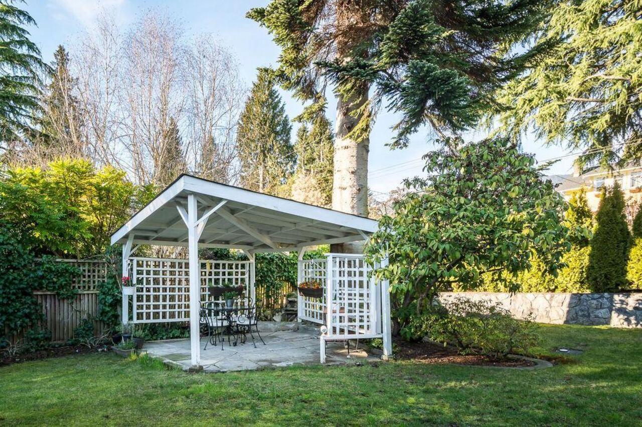 1456-Gordon-Ave-Front-Yard-Gazebo at 1456 Gordon Avenue, Ambleside, West Vancouver