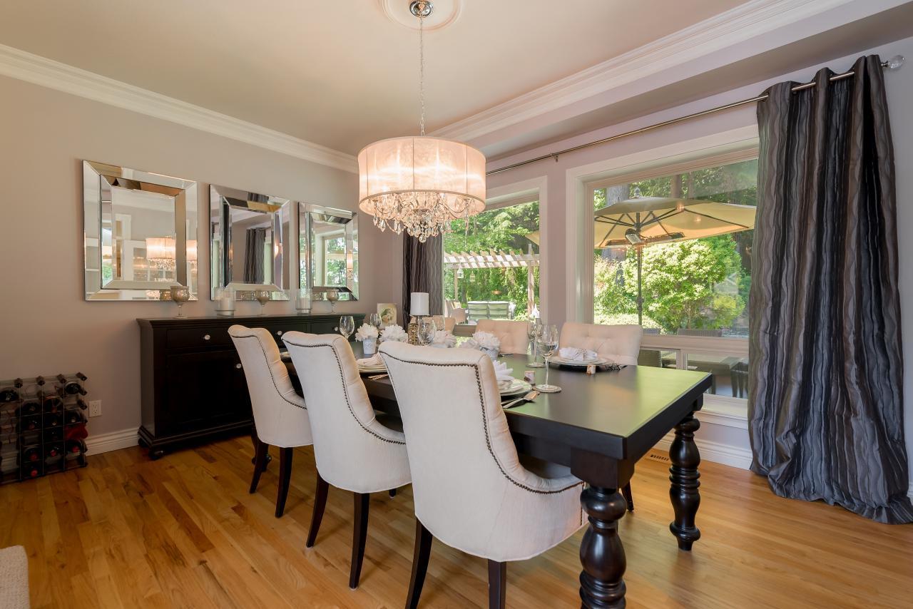 Dining Room at 3303 Huntleigh Court, Windsor Park NV, North Vancouver