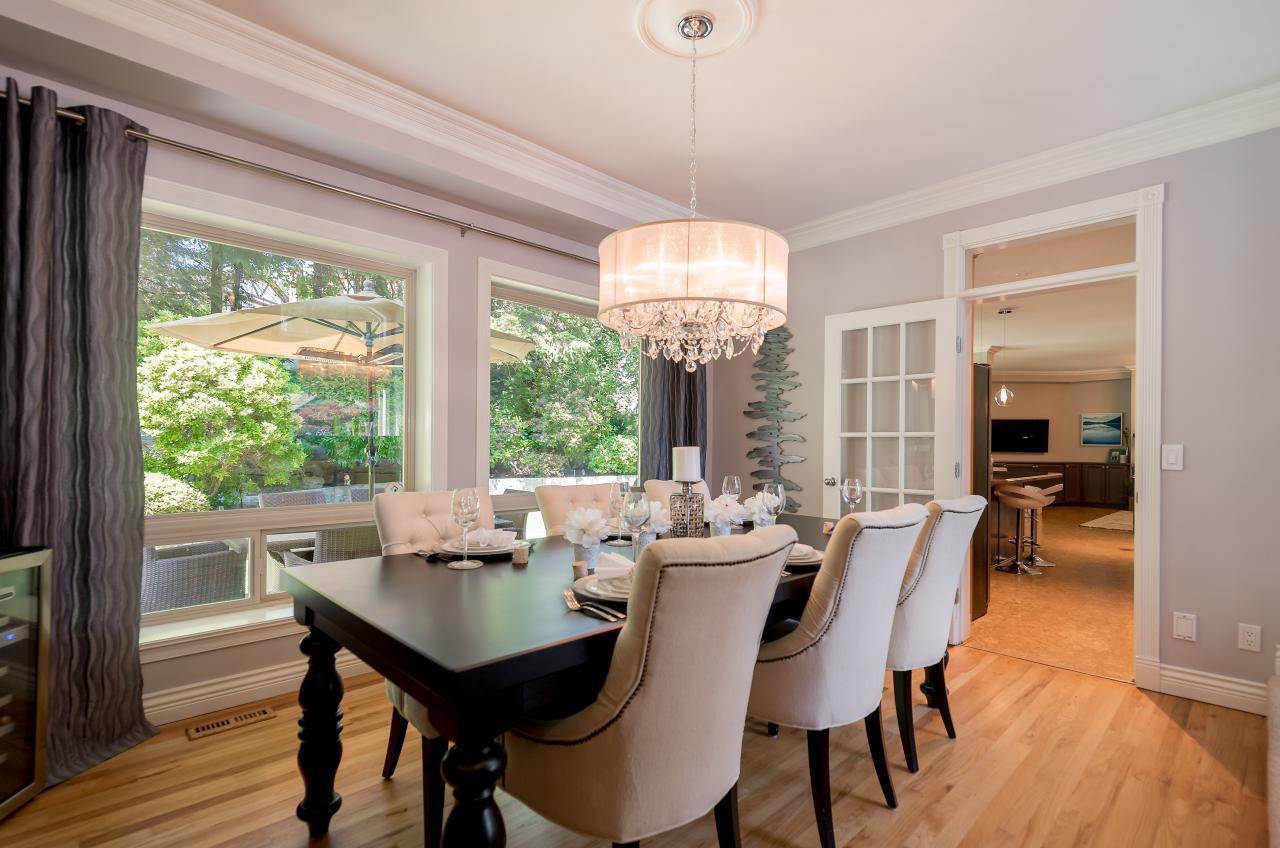 Dining Room at 3303 Huntleigh Court, Windsor Park NV, North Vancouver
