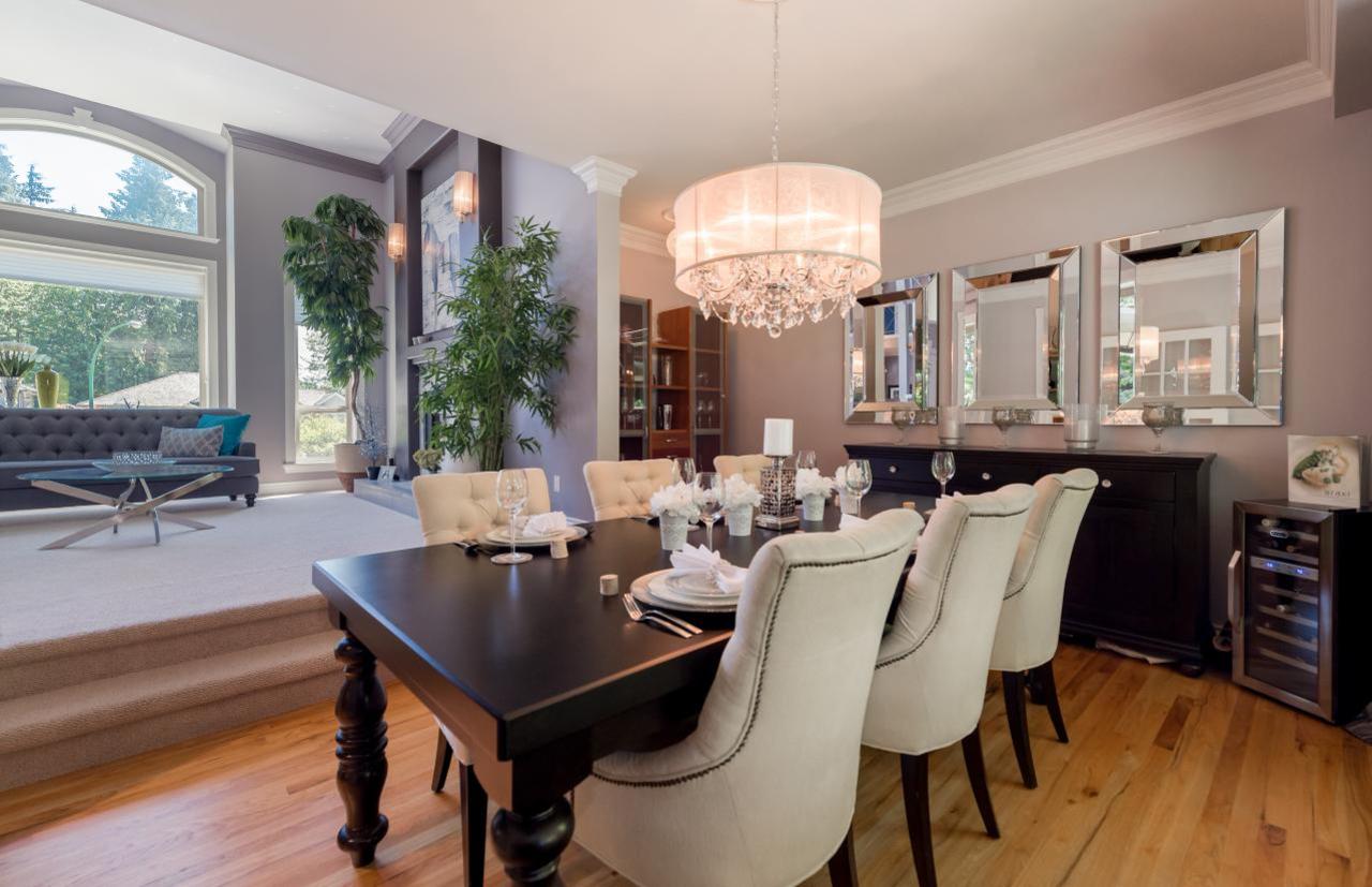 Dining Room at 3303 Huntleigh Court, Windsor Park NV, North Vancouver