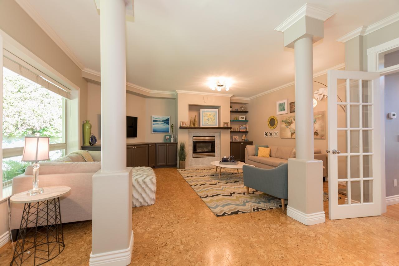 Family Room at 3303 Huntleigh Court, Windsor Park NV, North Vancouver