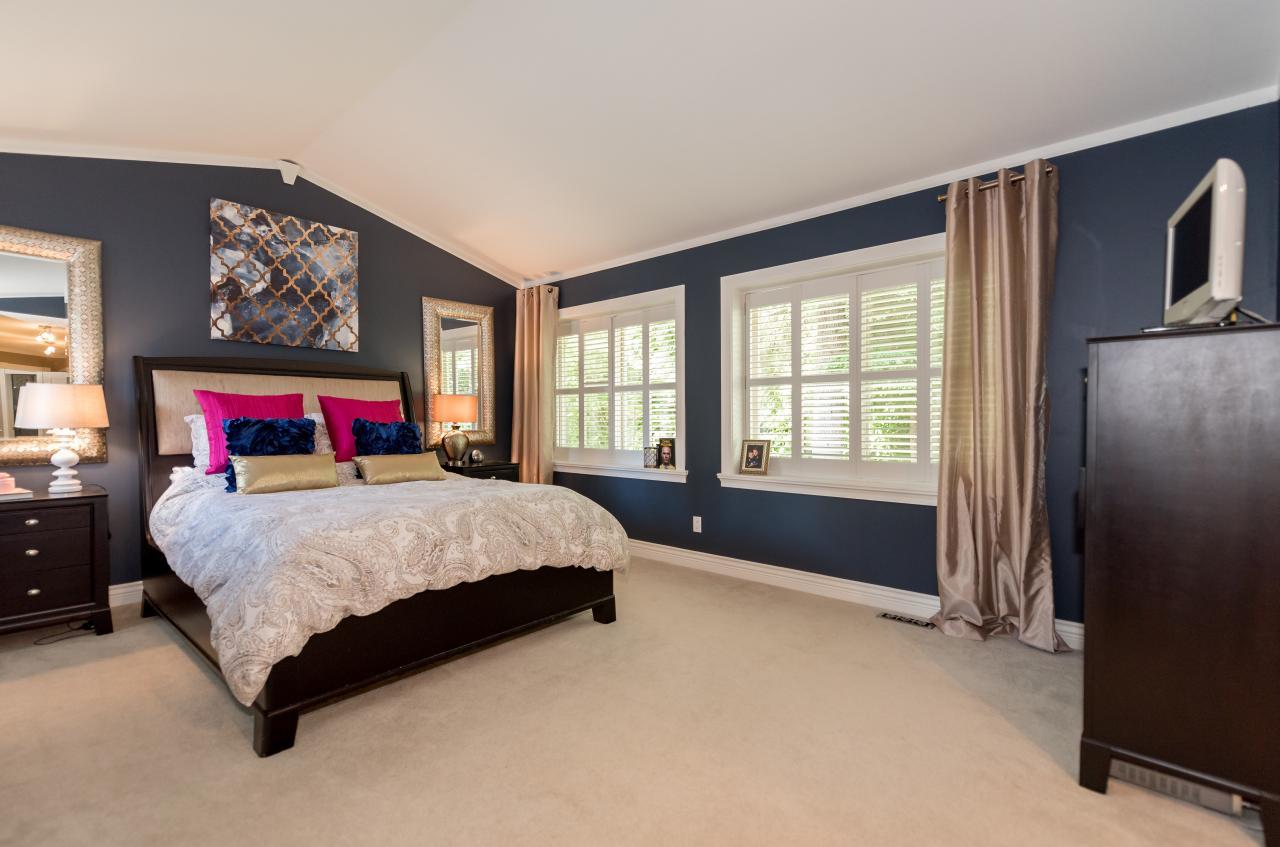 Master Bedroom at 3303 Huntleigh Court, Windsor Park NV, North Vancouver
