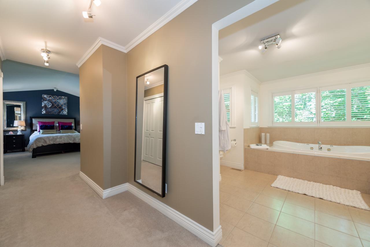 Master Bedroom at 3303 Huntleigh Court, Windsor Park NV, North Vancouver