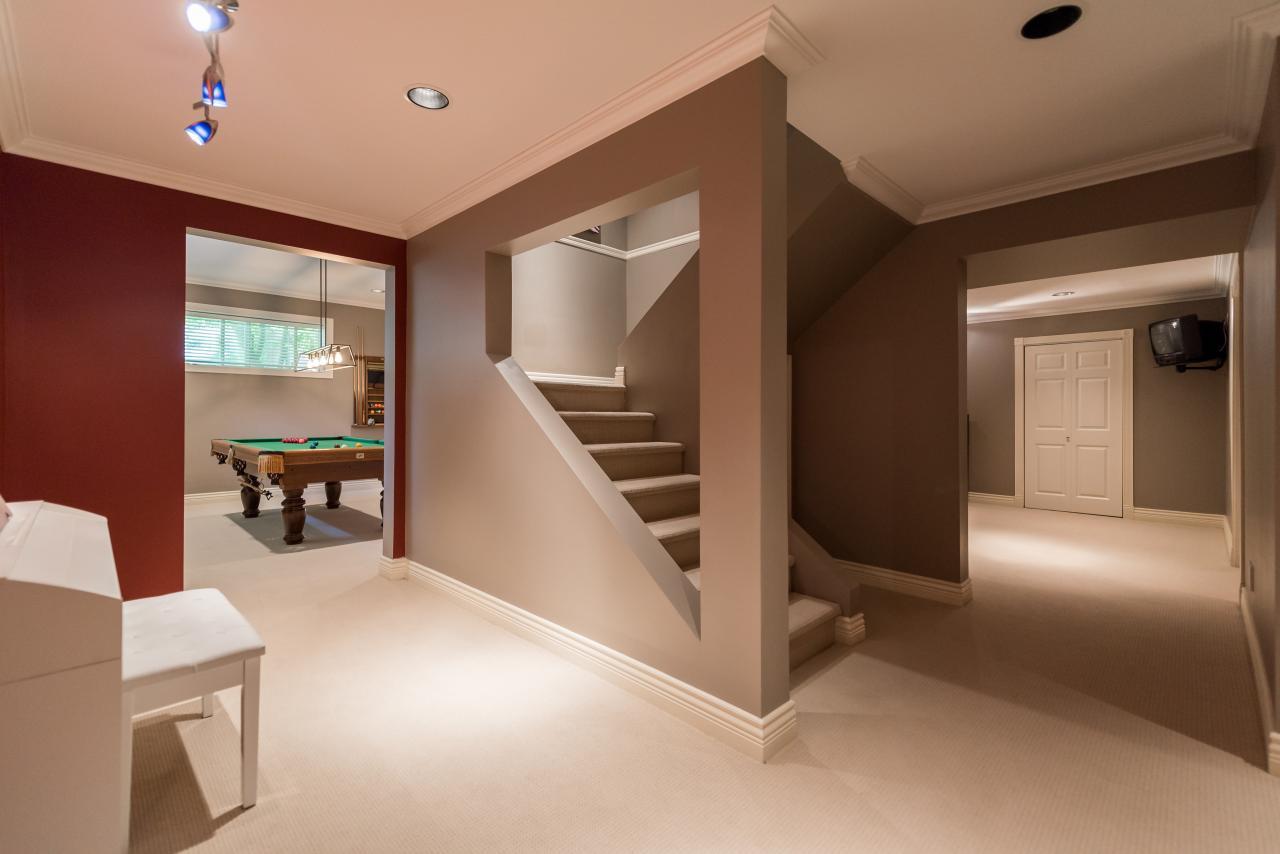 Lower Floor Hallway at 3303 Huntleigh Court, Windsor Park NV, North Vancouver