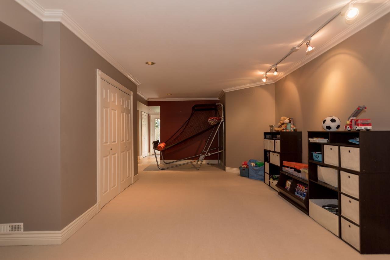 Rec Room at 3303 Huntleigh Court, Windsor Park NV, North Vancouver