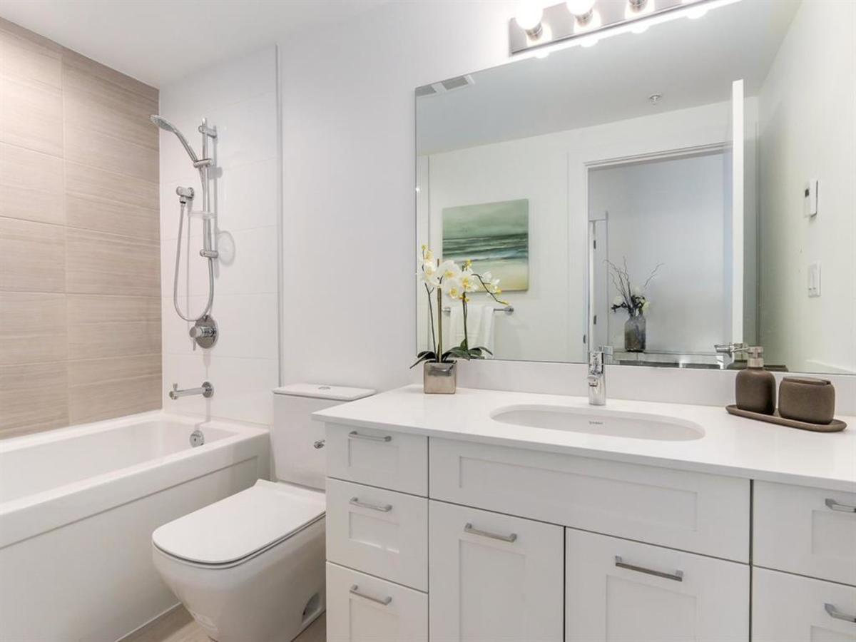 601-131-east-3rd-st-main-bathroom at 601 - 131 E 3rd Street, Lower Lonsdale, North Vancouver
