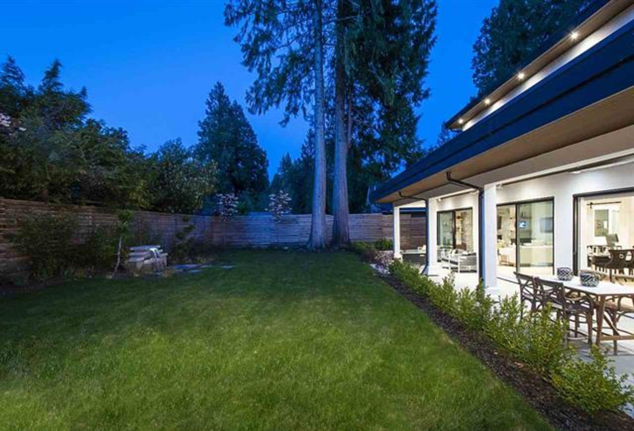1120-tall-tree-lane-rear-yard at 1120 Tall Tree Lane, Canyon Heights NV, North Vancouver