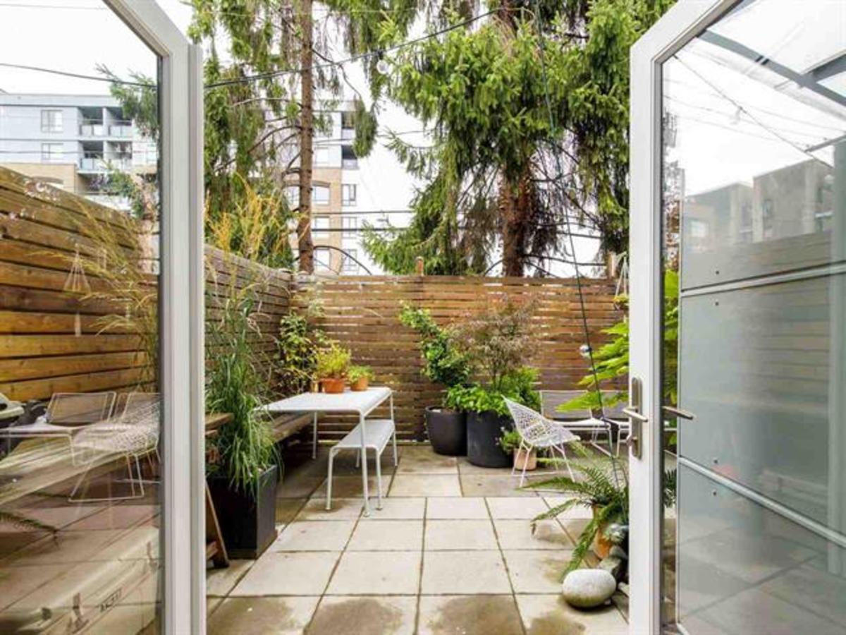 3-513-e-pender-st-rear-patio at 3 - 513 E Pender Street, Vancouver West