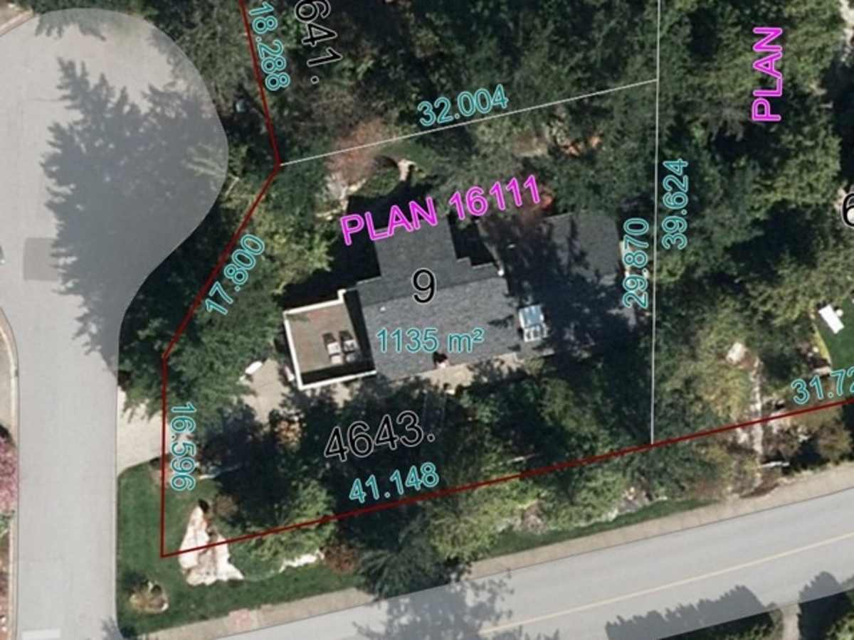 4643 Caulfeild Dr. Lot Plan at 4643 Caulfeild Drive, Caulfeild, West Vancouver