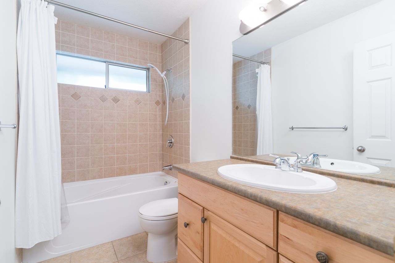3827-lewister-ave-main-bath at 3827 Lewister Road, Edgemont, North Vancouver