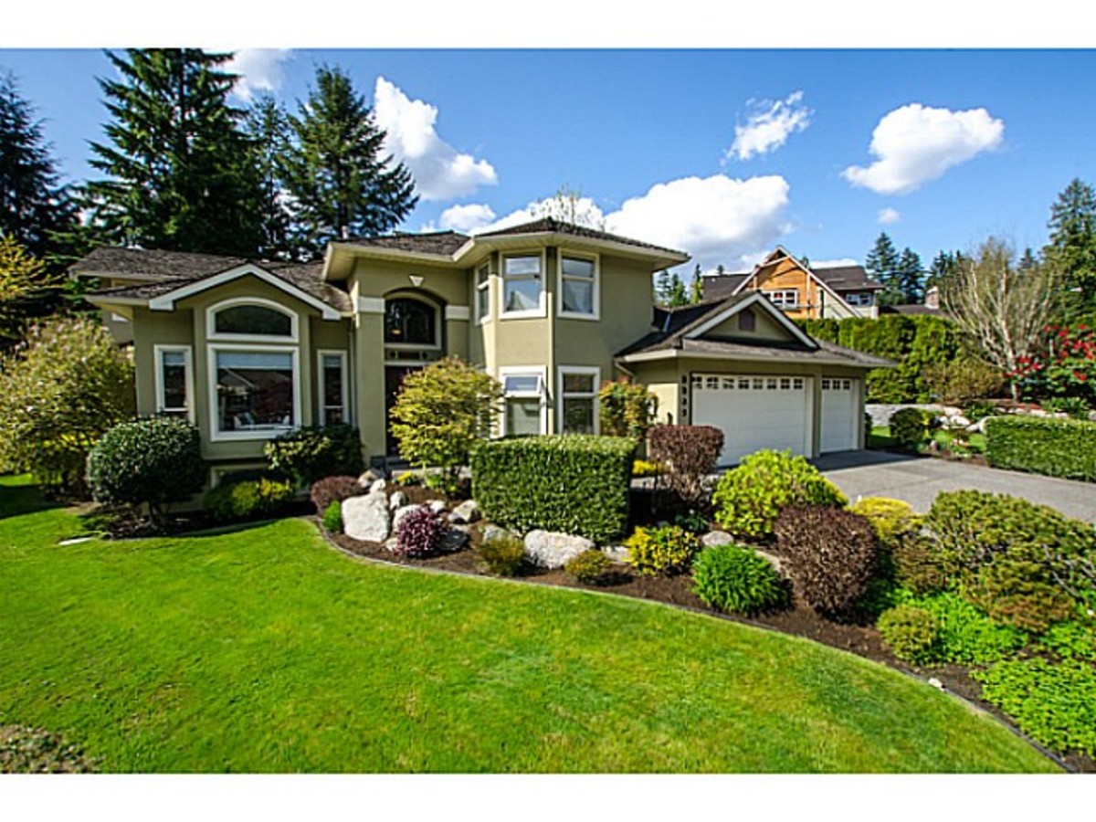 3303 Huntleigh Crt. Front View at 3303 Huntleigh Court, Windsor Park NV, North Vancouver