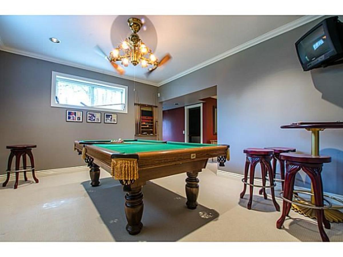 3303 Huntleigh Crt. Games Room at 3303 Huntleigh Court, Windsor Park NV, North Vancouver