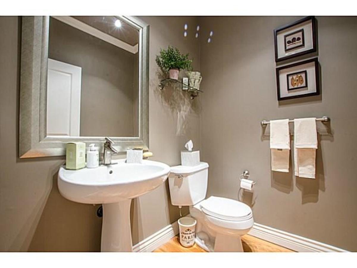 3303 Huntleigh Crt. Powder Room at 3303 Huntleigh Court, Windsor Park NV, North Vancouver