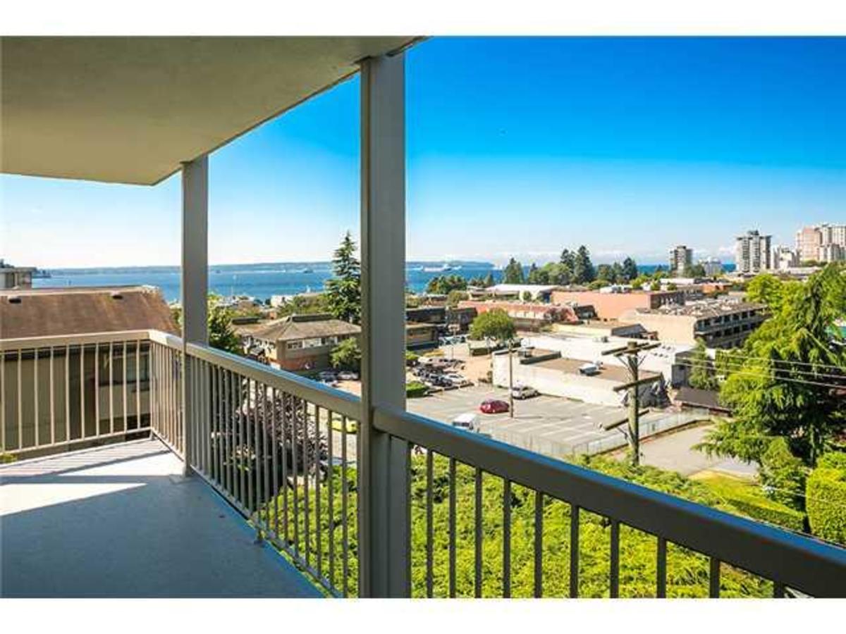 402-1390 Duchess Ave View from Balcony at 402 - 1390 Duchess Avenue, Ambleside, West Vancouver