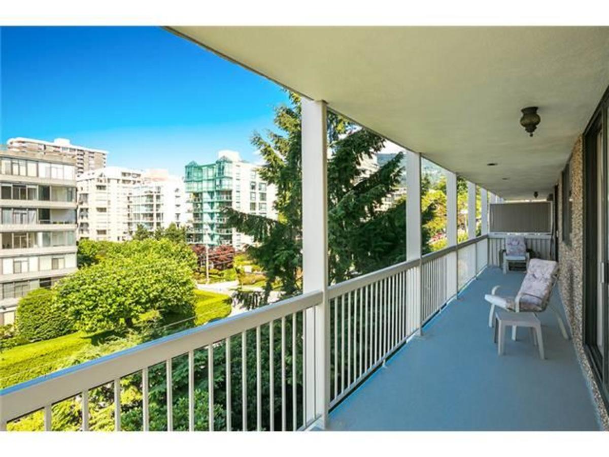 402-1390 Duchess Ave View from Balcony 2 at 402 - 1390 Duchess Avenue, Ambleside, West Vancouver
