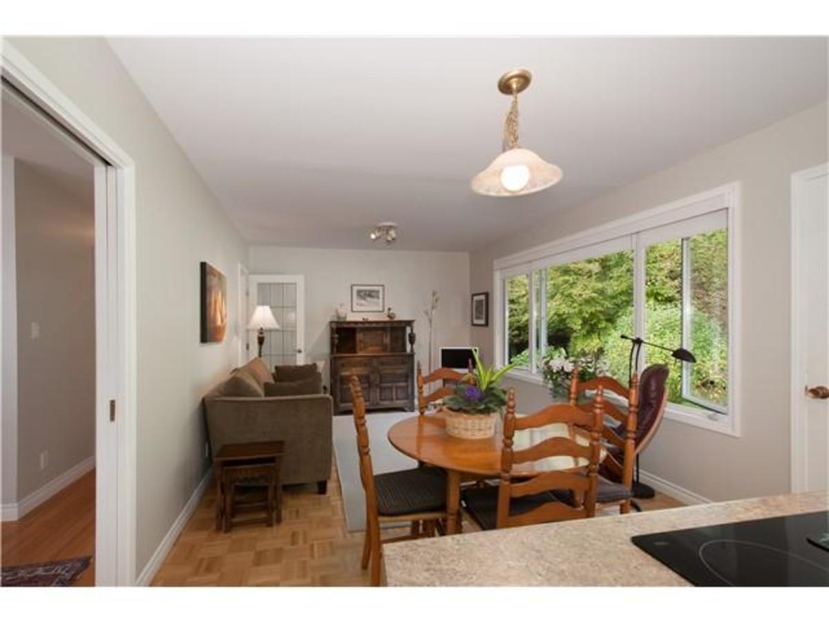 4095 Ripple Rd Eating Area & Family Room at 4095 Ripple Road, Bayridge, West Vancouver