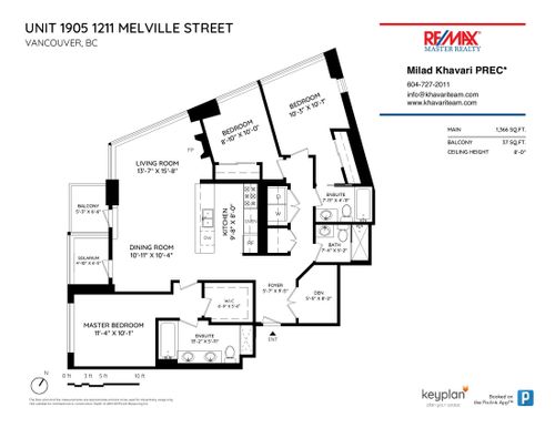 1211-melville-street-coal-harbour-vancouver-west-40 at 1905 - 1211 Melville Street, Coal Harbour, Vancouver West