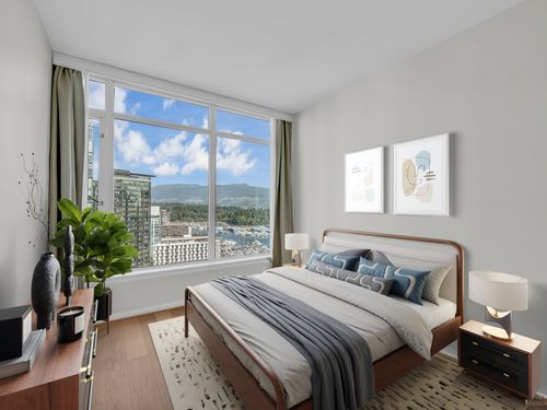 staged-2 at 1905 - 1211 Melville Street, Coal Harbour, Vancouver West