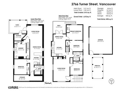  at 2766 Turner Street, Renfrew VE, Vancouver East