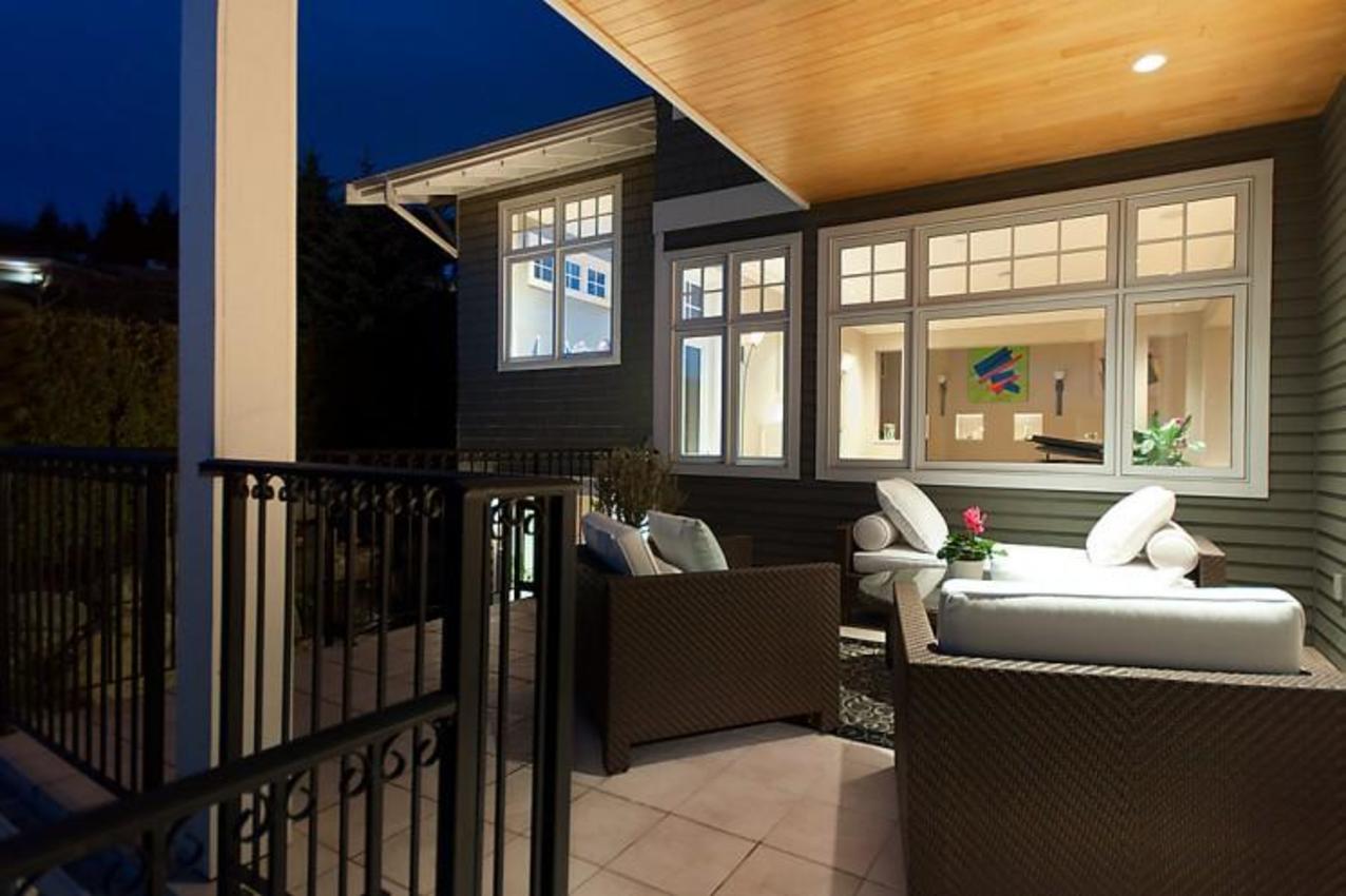Outdoor Seating  at 2698 Finch Hill, Canterbury WV, West Vancouver