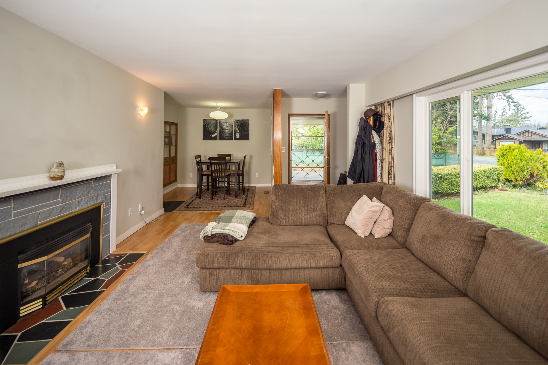 Living Room at 661 Kelly Road, Hatley Park, Colwood