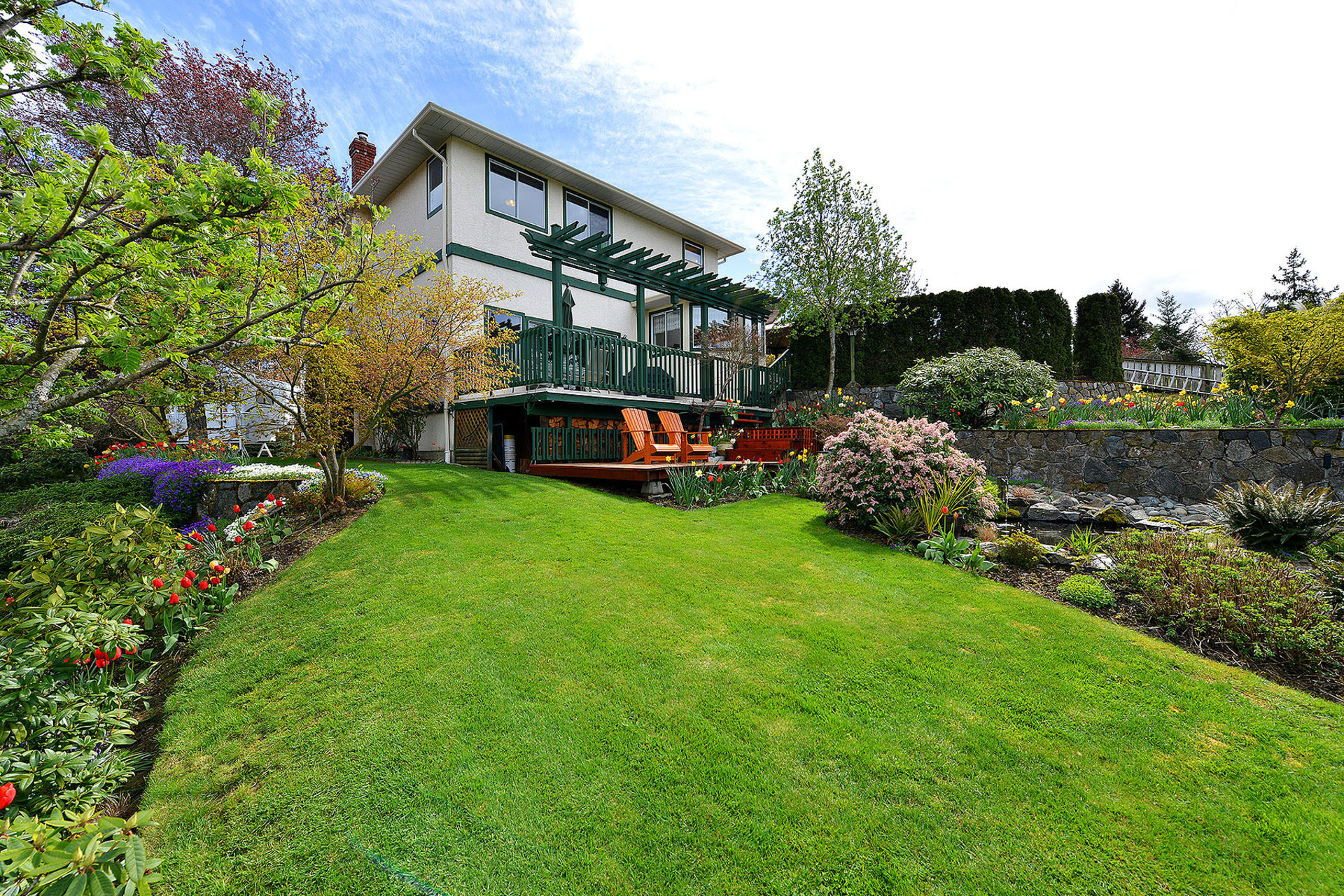 Expansive Yard at 397 Crystalview Terrace, Atkins, Langford