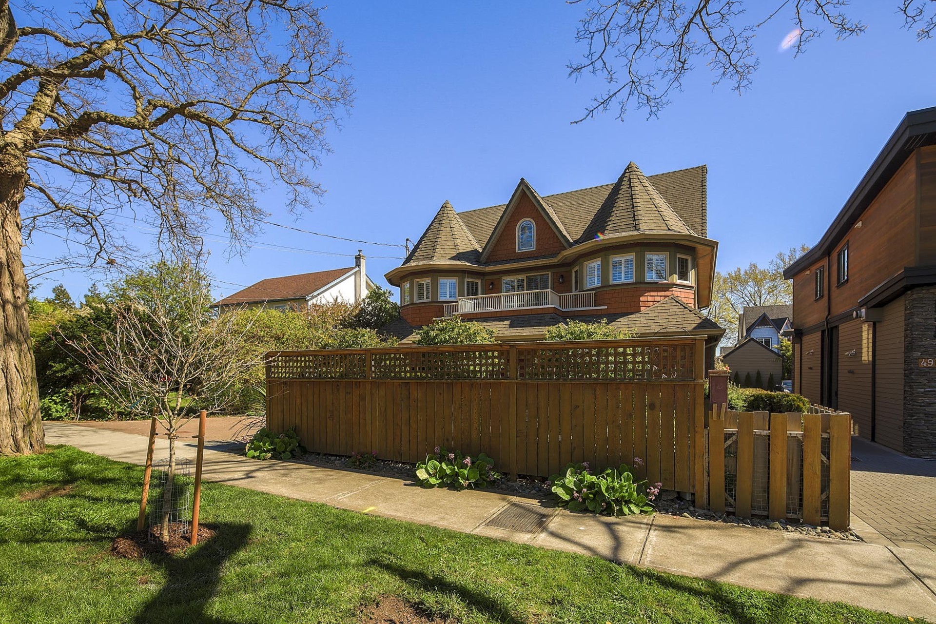 Enclosed Yard at 55 Dock Street, James Bay, Victoria