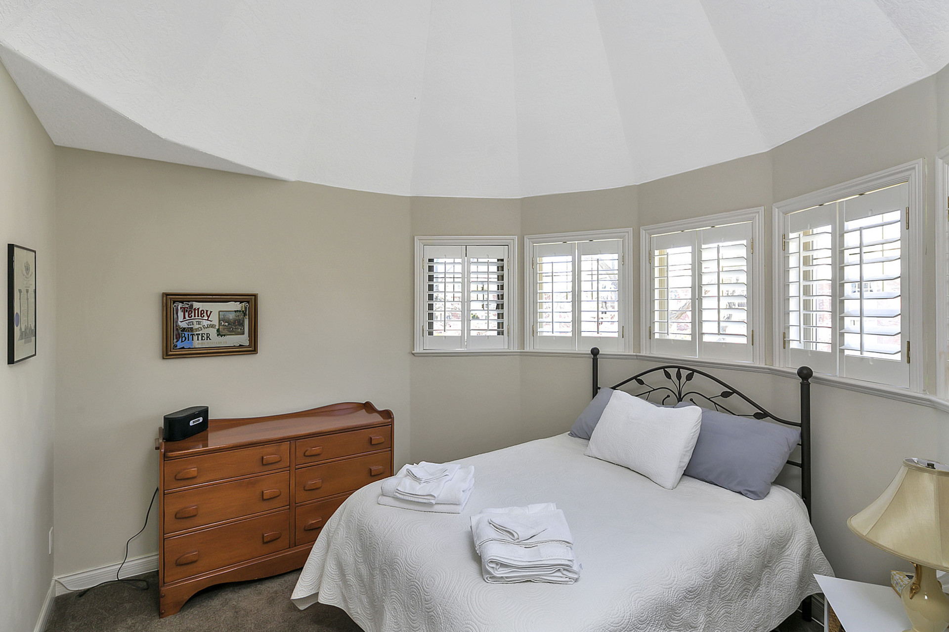 Master Bedroom at 55 Dock Street, James Bay, Victoria