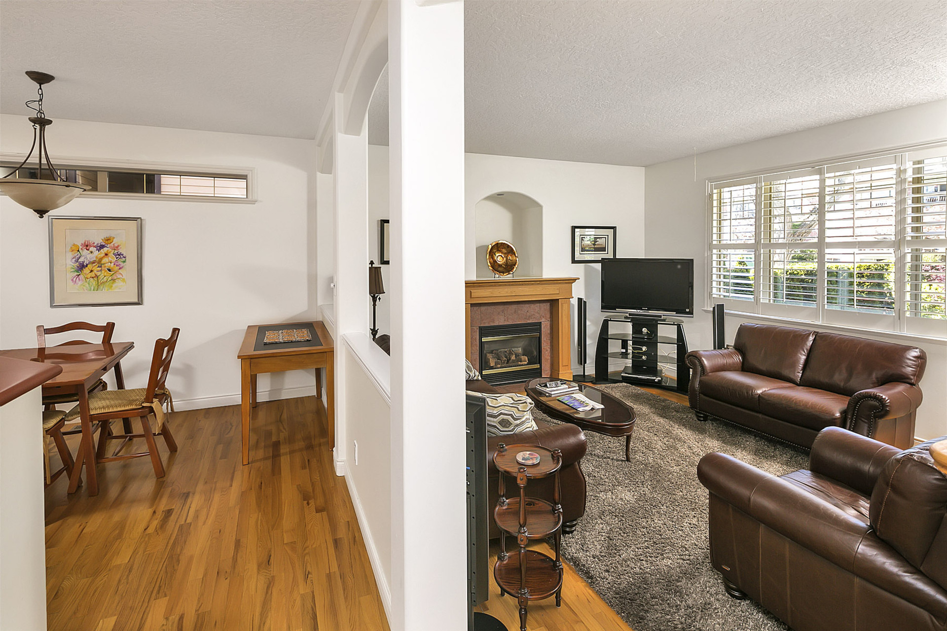 Living Room at 55 Dock Street, James Bay, Victoria
