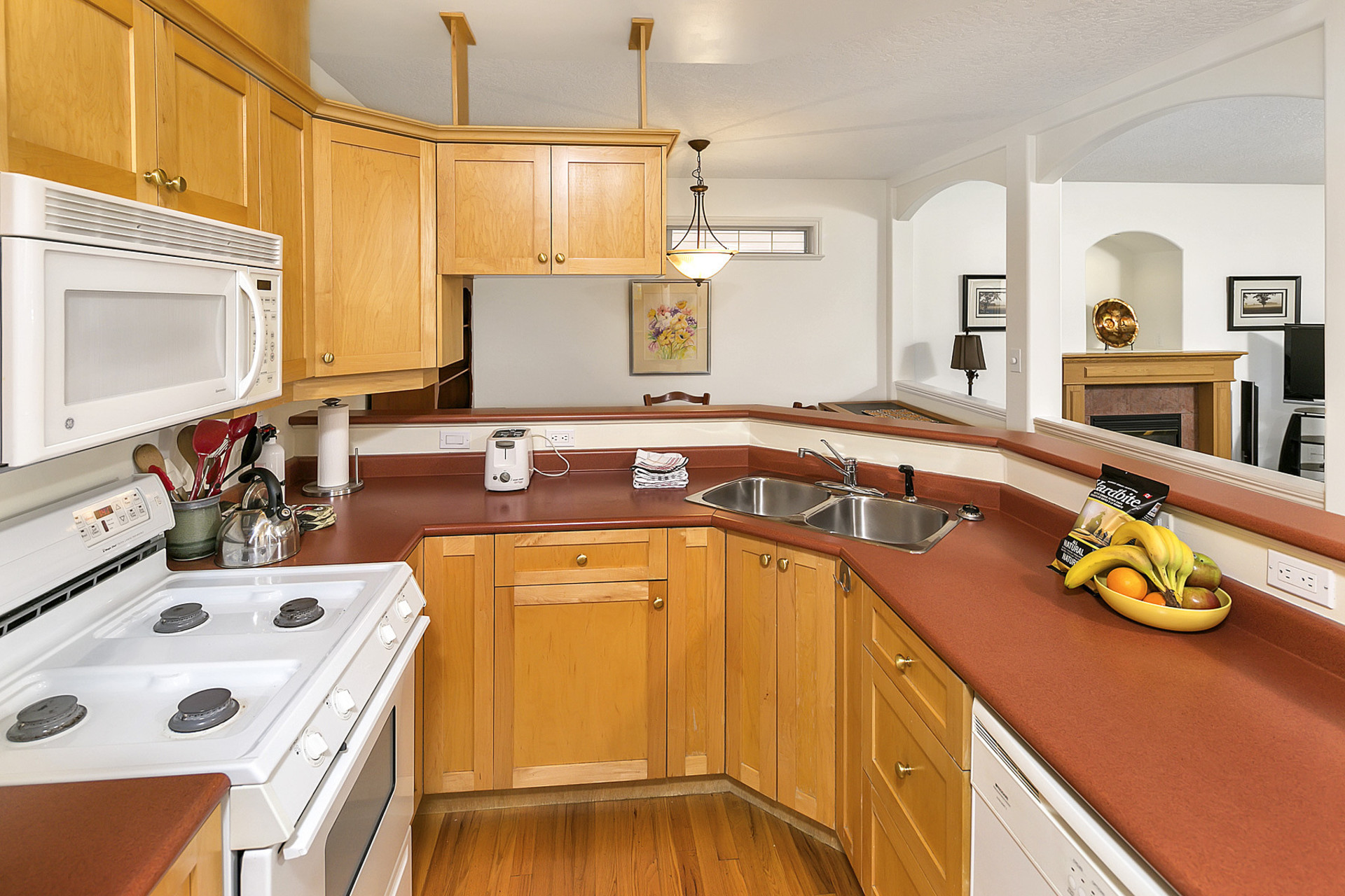 Kitchen at 55 Dock Street, James Bay, Victoria