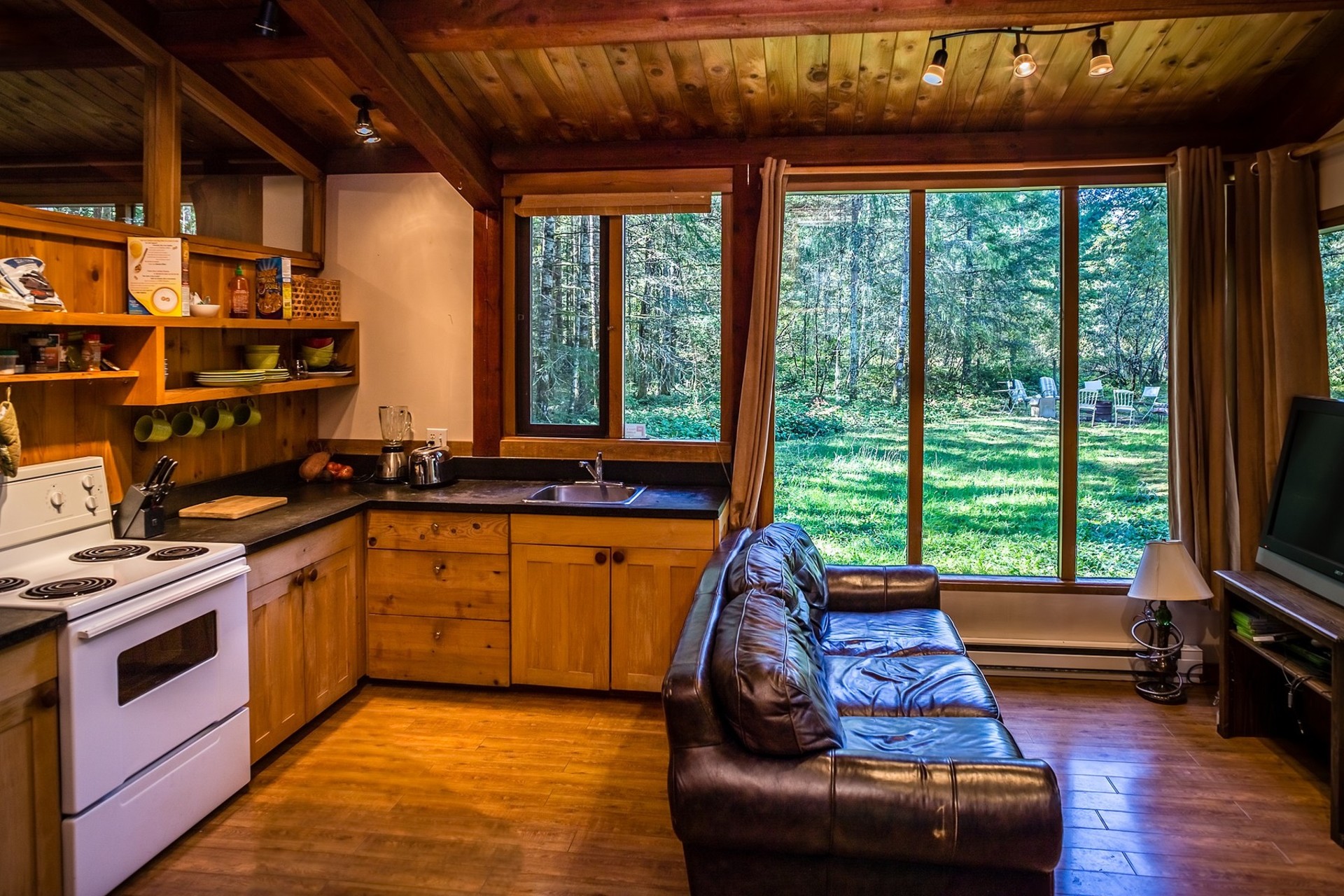 Rustic Kitchen at 5189 Jeffries Road, Mill Bay, Malahat & Area